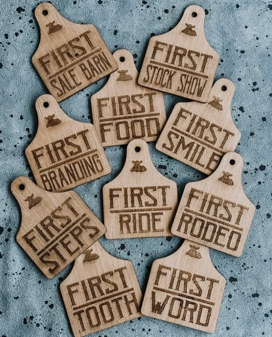 “My Firsts” Milestone Ear Tags