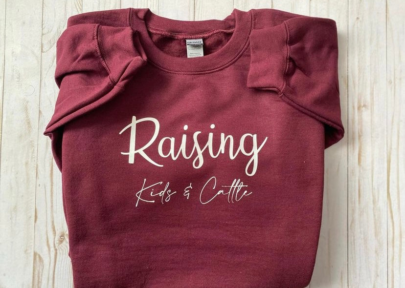 “Raising Kids & Cattle” Sweater