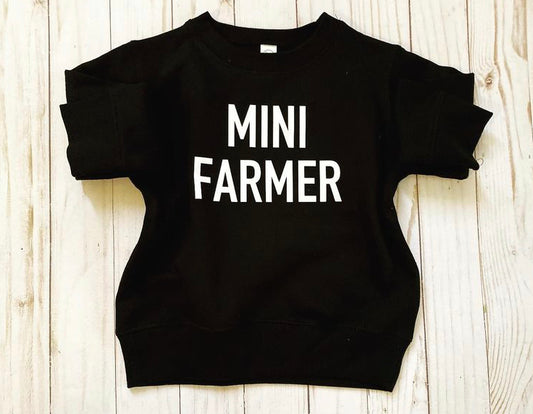 “Mini Farmer” Kids Crewneck