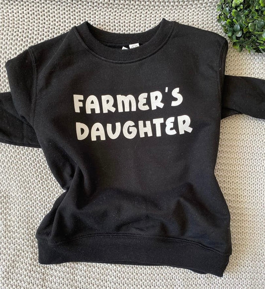 “Farmer’s Daughter” Kids Crewneck