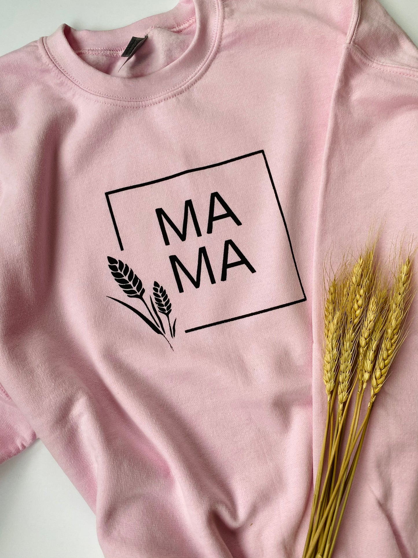 Wheat MAMA Sweater